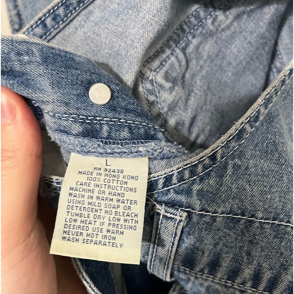 L.A. Blues | Vintage Blue Short Overalls - Picture 5 of 8
